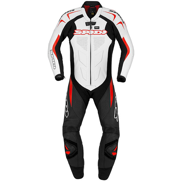 Spidi Supersport Wind Pro 1 Piece Suit - Black / White / Red