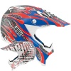 AGV AX8 Evo Flame - Red / Blue