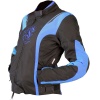 ARMR Moto Ladies Jacket Jojo - Black / Baby Blue