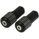 Bike It Serrated Bar End Weights - 18mm