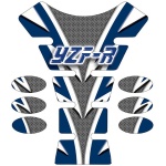 Bike It Carbon Flash Tank Pad YZF-R