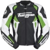 Furygan Spyder Leather Jacket - Black / White / Green