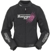 Furygan Genesis Claw Lady Vented Textile Jacket - Black / Pink