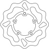 Galfer Rear Brake Disc - DF155W