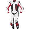 Held Slade 1 Piece Leather Suit - White / Red