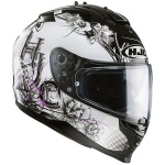 HJC IS-17 Barbwire - White / Pink