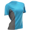 EDZ Ladies All Climate T Shirt - Blue / Grey