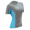 EDZ Ladies All Climate T Shirt - Grey / Blue
