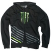 Monster Energy Mens Vert Hoodie - Black