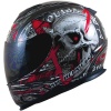 MT Thunder Lightning Skull - Black / Red