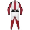 Rev'it CR 1 Piece Leather Suit - White / Red