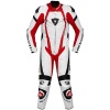 Rev'it Stingray 1 Piece Leather Suit - White / Red