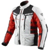 Rev'it Sand 2 Textile Jacket - Silver / Red