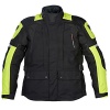 Rev'it Dragon Jacket - Black/Neon Yellow