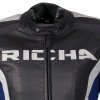 Richa Hub Leather Jacket - Black / Blue