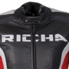 Richa Hub Leather Jacket - Black / Red