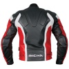 Richa Hub Leather Jacket - Black / Red