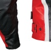 Richa Hub Leather Jacket - Black / Red
