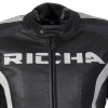 Richa Hub Leather Jacket - Black / White