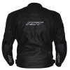 RST Stunt Leather Jacket - Black / Black