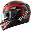Shark S700S Legion - Black / Red / White