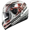 Shark S700S Circus - White / Black / Red