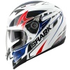 Shark S700S Stipple - White / Blue / Red