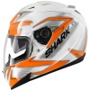 Shark S900C Creed - White / Orange / Silver