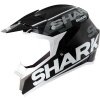 Shark SX2 Logo - Black / White / Silver