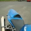 Pyramid Solo Seat Cowl -  FZR 600 - Unpainted Black