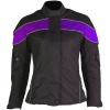 Spada Ladies Electra Textile Jacket - Black / Purple