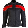 Spada Ladies Electra Textile Jacket - Black / Red