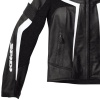 Spidi Ladies Gara Leather Jacket - Black / White