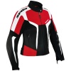 Spidi Ladies Gara Textile Jacket - Black / Red / White