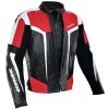 Spidi Gara Leather Jacket - Black / Red