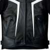 Spidi Gara Leather Jacket - Black / White