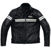 Spidi JK Leather Jacket - Black / Ice