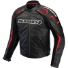 Spidi Track Leather Jacket - Black / Red