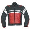 Weise Race Leather Jacket - Black / Red