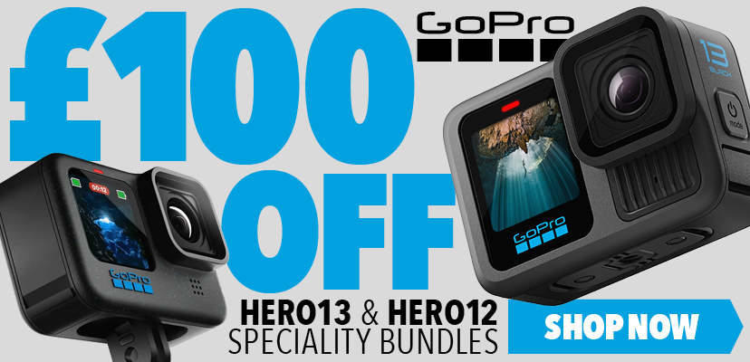 £100 off GoPro Hero13 & Hero 12 Black Speciality Bundles!
