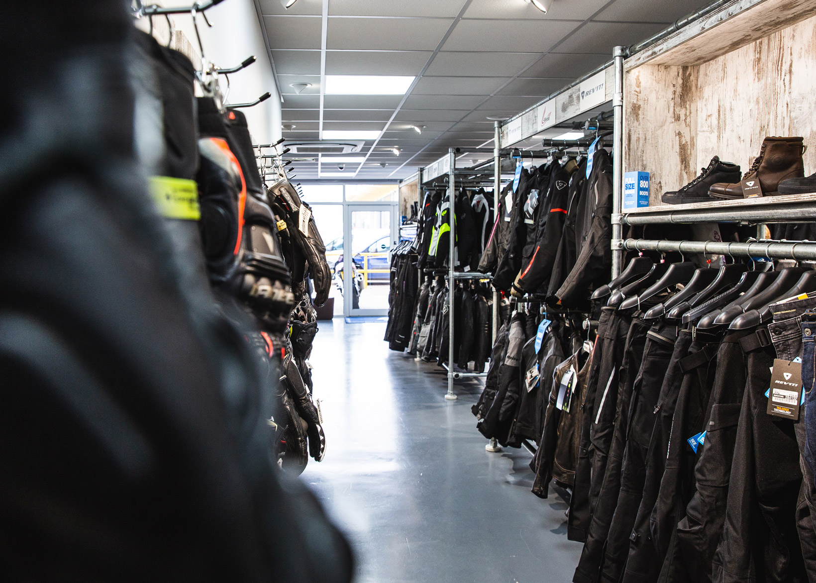 Motorcycle clothing store sales near me