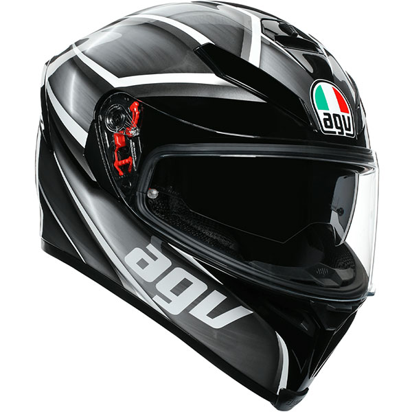 Integral Motorcycle Helmet Agv K3 RODIO Matt Gray For Sale Online 