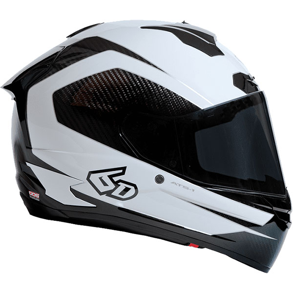 6D ATS-1 Helmet - Gloss Carbon White