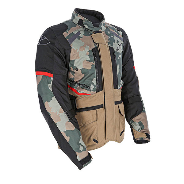 Alpinestars Andes V3 Drystar Textile Jacket Dark Khaki Camo FREE UK DELIVERY