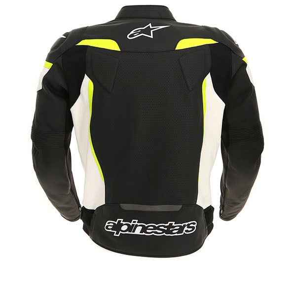 Alpinestars Gp Plus R V2 Airflow Motorcycle Leather Jacket Black Alpinestars Gp Plus R V2 Airflow Leather Jacket Black White Yellow