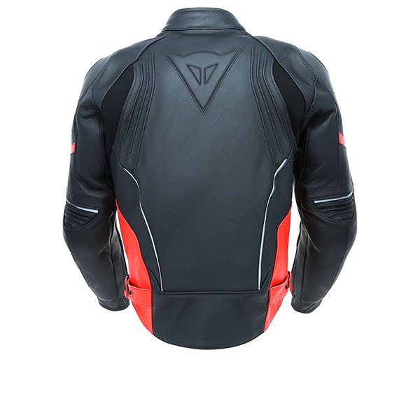 Dainese Racing D1 Leather Motorcycle Jacket Black Red Dainese Racing D1 Leather Jacket Black Red