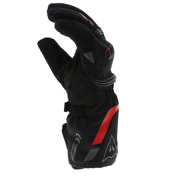 Image result for dainese gloves TEMPEST D-DRY BLACK RED