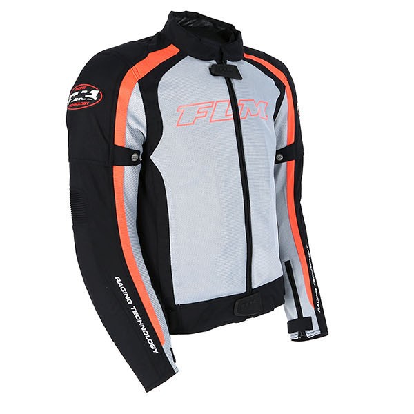 FLM Sports Textile Jacket 1.1 Grey FREE UK DELIVERY