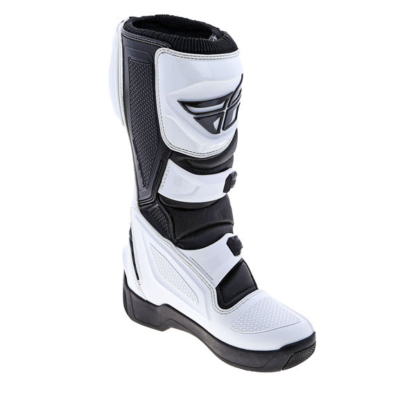 Fly Racing Maverik Boots White FREE UK DELIVERY