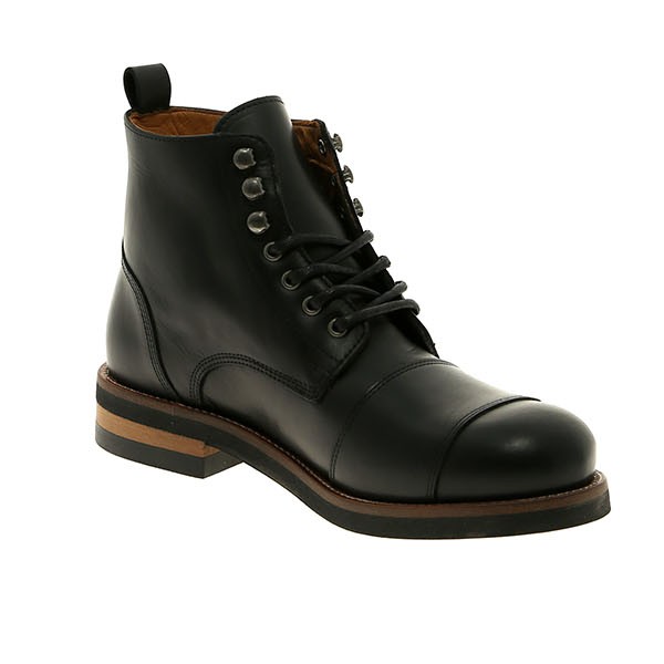 lace block heel boots